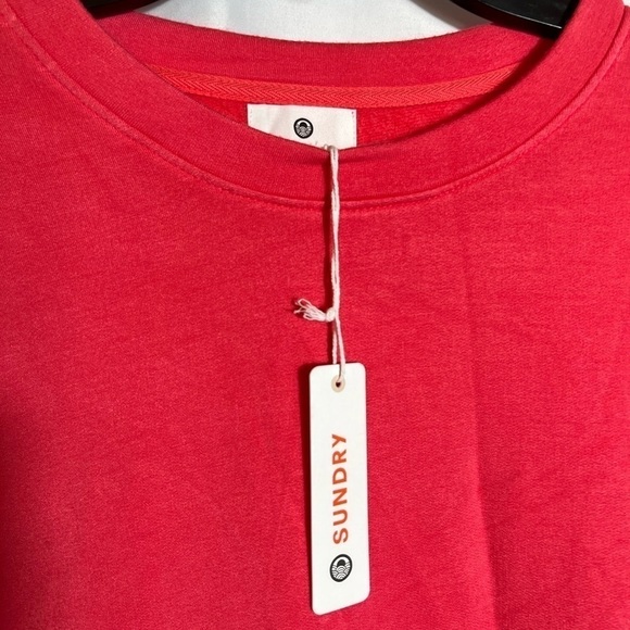 NWT Sundry Oversized Fleece Sweatshirt - Picture 4 of 6